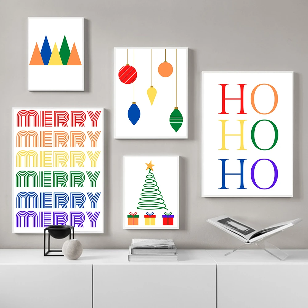 Christmas Art Decor Canvas Painting Rainbow Bright Colors Print Merry Christmas Quote Kids Room Home Decorative Poster Pictures
Christmas Art Decor Canvas Painting Rainbow Bright Colors Print Merry Christmas Quote Kids Room Home Decorative Poster Pictures