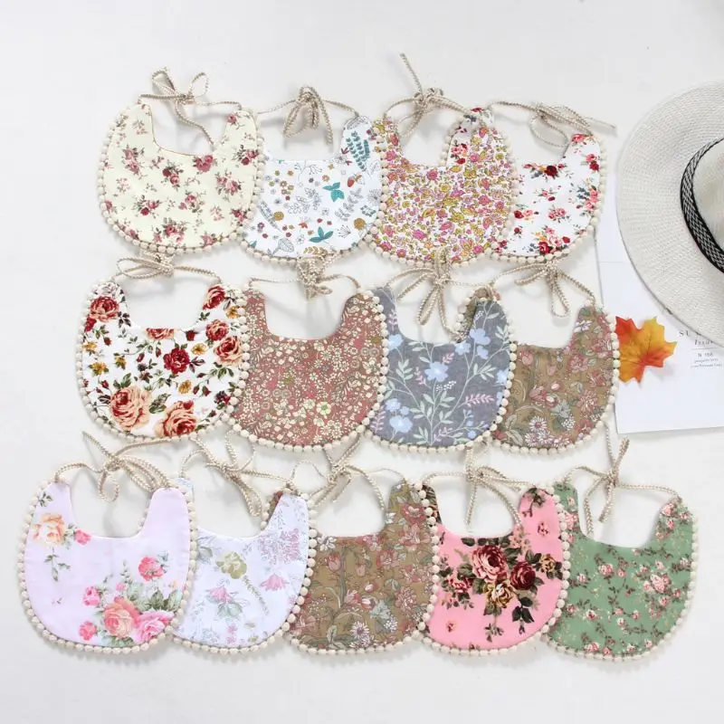 Baby Tassel Saliva Towel Floral Vintage Newborn Photography Double Side Bibs Boys Girls Props Bandana Countryside Costume Kids
Baby Tassel Saliva Towel Floral Vintage Newborn Photography Double Side Bibs Boys Girls Props Bandana Countryside Costume Kids