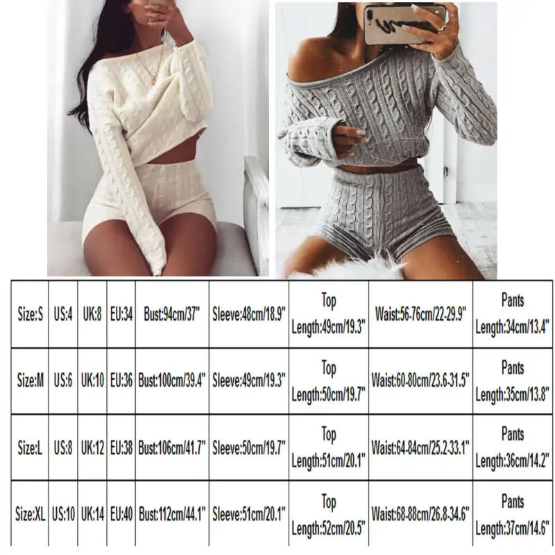 Женский трикотажный Костюм Co ord повседневный костюм из двух предметов с