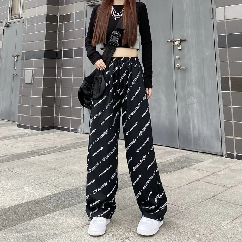 Spring Summer Harajuku Wide Leg Pants Women Joggers Plus Size Loose Letter Sweatpants Casual Pant Femme Trousers
Spring Summer Harajuku Wide Leg Pants Women Joggers Plus Size Loose Letter Sweatpants Casual Pant Femme Trousers