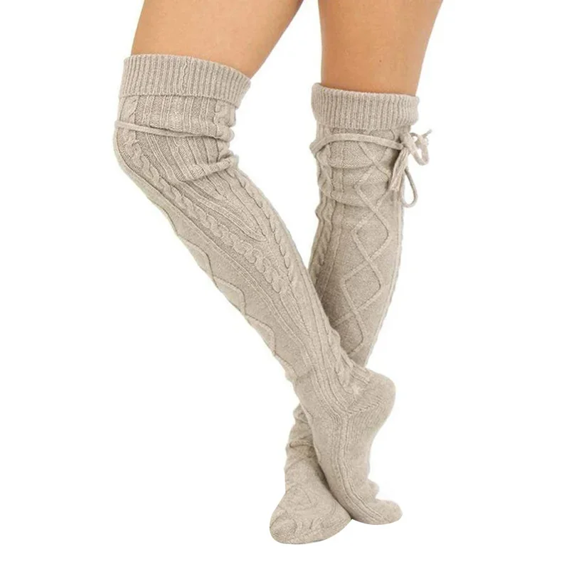 Over Knee Knitted High Socks Girls Womens Female Long Knee Sock Winter Knitting Women Socks Fashion Stockings Casual Thigh High
Over Knee Knitted High Socks Girls Womens Female Long Knee Sock Winter Knitting Women Socks Fashion Stockings Casual Thigh High