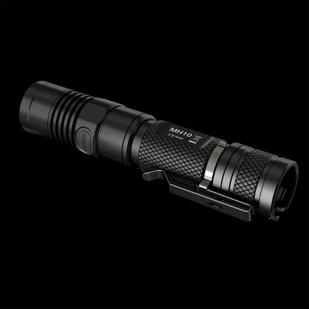 Портативный светодиодный фонарик NITECORE MH10 1000 лм U2 перезаряжаемый с аккумулятором