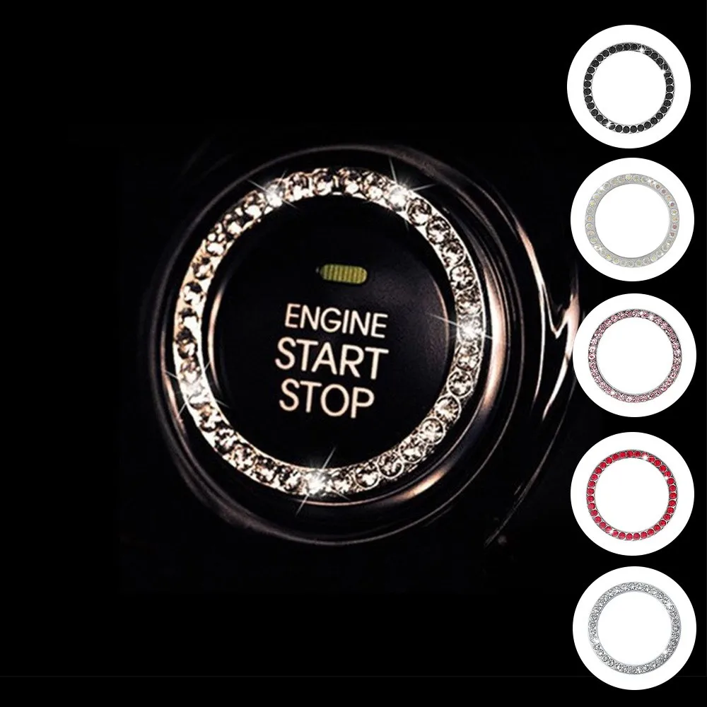 1 * For Auto Car SUV Car One-click Start Button Switch Diamond Ring Decoration Trim Chromeplate+Rhinestone High Quality
1 * For Auto Car SUV Car One-click Start Button Switch Diamond Ring Decoration Trim Chromeplate+Rhinestone High Quality