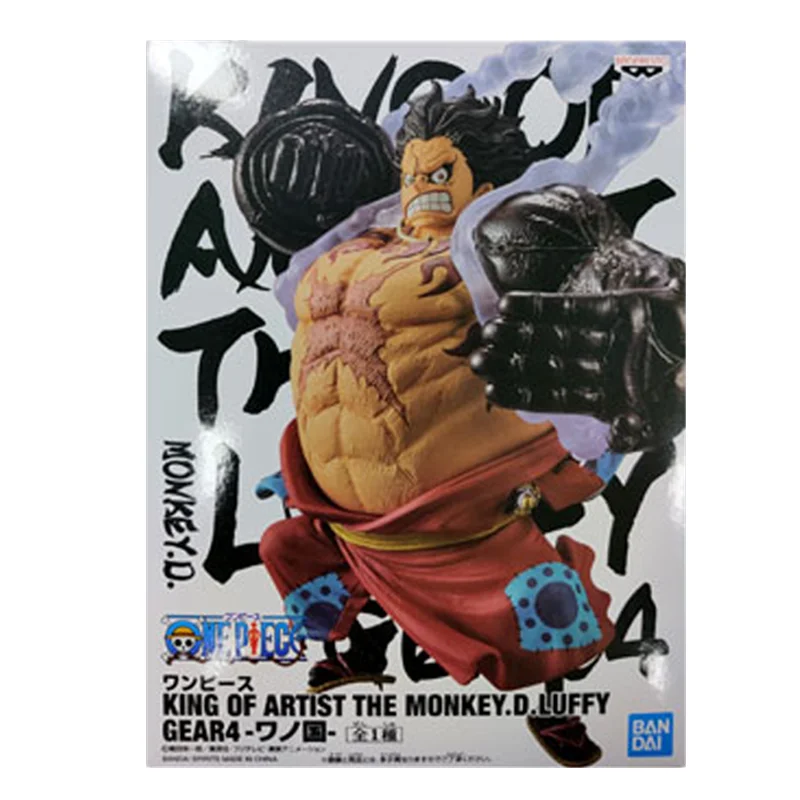 17CM Original Bandai Optical Factory King Pin Hand-made One Piece KOA Art King Hezhi Country Fourth Gear Luffy Model Toy Gift
17CM Original Bandai Optical Factory King Pin Hand-made One Piece KOA Art King Hezhi Country Fourth Gear Luffy Model Toy Gift