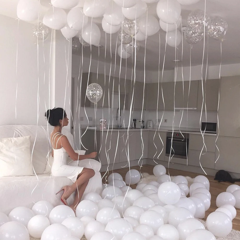 100Pcs White Balloons Latex Party Balloons White Theme Birthday Wedding Decoration Home Decoration Festival Party Supplies
100Pcs White Balloons Latex Party Balloons White Theme Birthday Wedding Decoration Home Decoration Festival Party Supplies