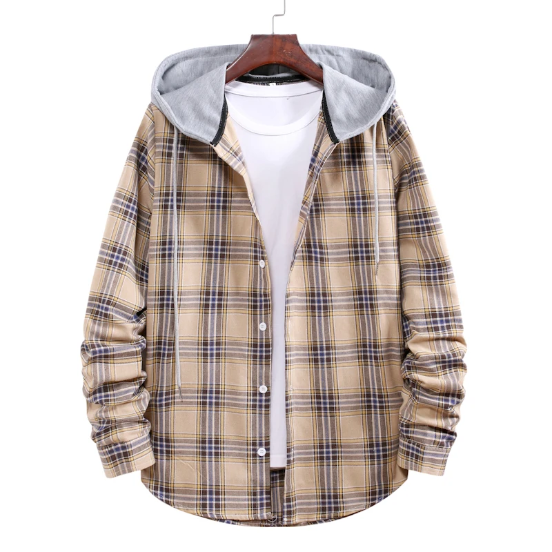 Men's plaid shirts 2020 Men's street wear thick shirts and long sleeves men vintage Korean fashion
Men's plaid shirts 2020 Men's street wear thick shirts and long sleeves men vintage Korean fashion