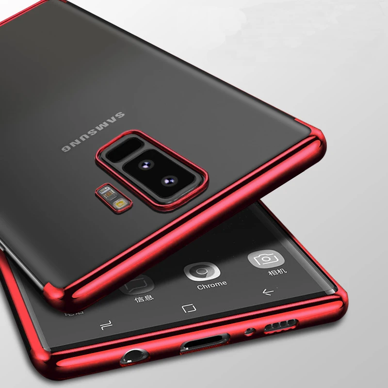 Роскошный мягкий ТПУ чехол с покрытием 3 в 1 для Samsung Galaxy S8 S9 Plus A3 A5 J3 J5 J7 2016 2017 Grand Prime