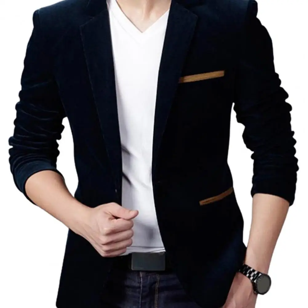 Coat Women Business Suit Velvet Classic Version Lapel Collar Men Cloth for Company
Coat Women Business Suit Velvet Classic Version Lapel Collar Men Cloth for Company
