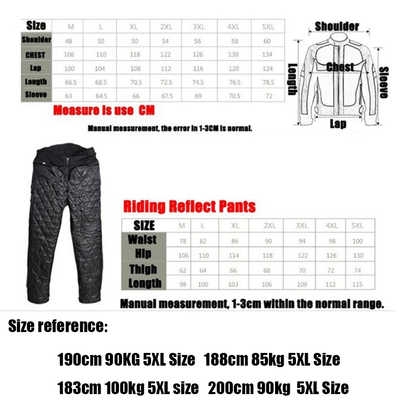 Winter 5XL Plug Size Waterproof Motorcycle Jackets Pants Men's Female's Reflect Racing Trousers Moto Warm Jackets Unisex Suits
Winter 5XL Plug Size Waterproof Motorcycle Jackets Pants Men's Female's Reflect Racing Trousers Moto Warm Jackets Unisex Suits