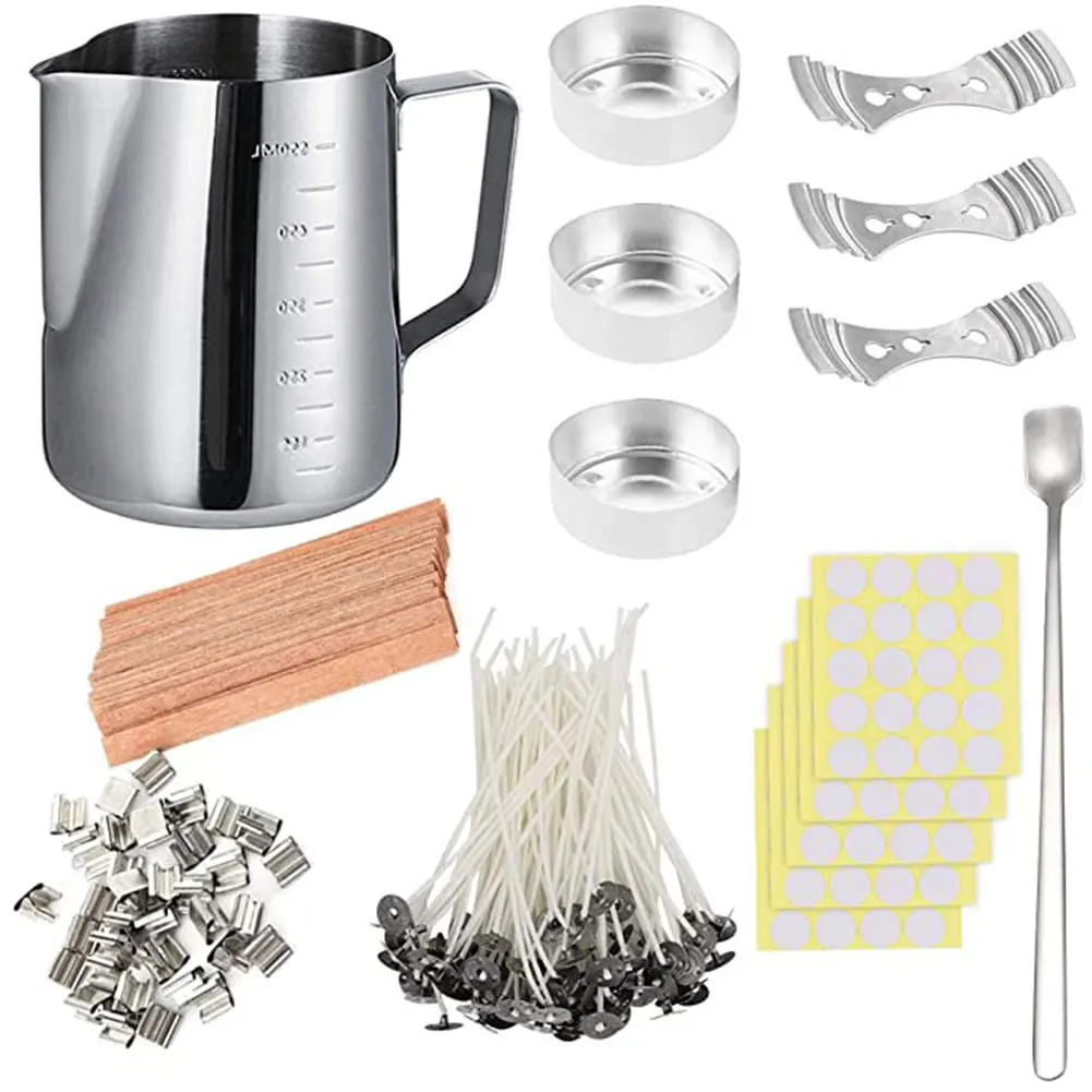 Candle Making DIY Kit Candle Wax Set Candles Craft Stainless Steel Tools DIY Candle Soap Pot Cup Set Scented Can 
Candle Making DIY Kit Candle Wax Set Candles Craft Stainless Steel Tools DIY Candle Soap Pot Cup Set Scented Can