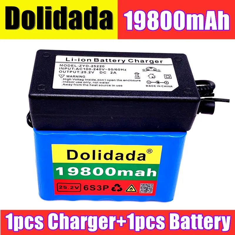 6s3p 24V 19800mAh 18650 Battery Lithium Battery 25.2v 19800mAh Electric Bicycle Moped /Electric/Li ion Battery Pack with charger
6s3p 24V 19800mAh 18650 Battery Lithium Battery 25.2v 19800mAh Electric Bicycle Moped /Electric/Li ion Battery Pack with charger