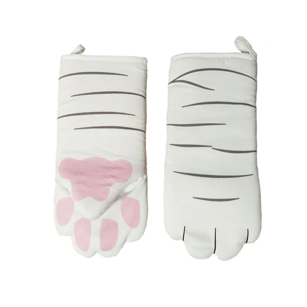 New 3D Cat Paw Cotton Oven Gloves Microwave Oven Anti Scald Baking Insulation Gloves Cotton Material
New 3D Cat Paw Cotton Oven Gloves Microwave Oven Anti Scald Baking Insulation Gloves Cotton Material