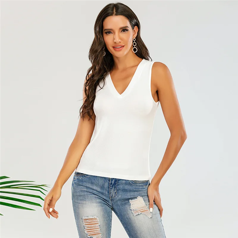 Women Tank Summer Knitting V-neck Vest White Crop Top Fashion Sexy Sleeveless M103
Women Tank Summer Knitting V-neck Vest White Crop Top Fashion Sexy Sleeveless M103