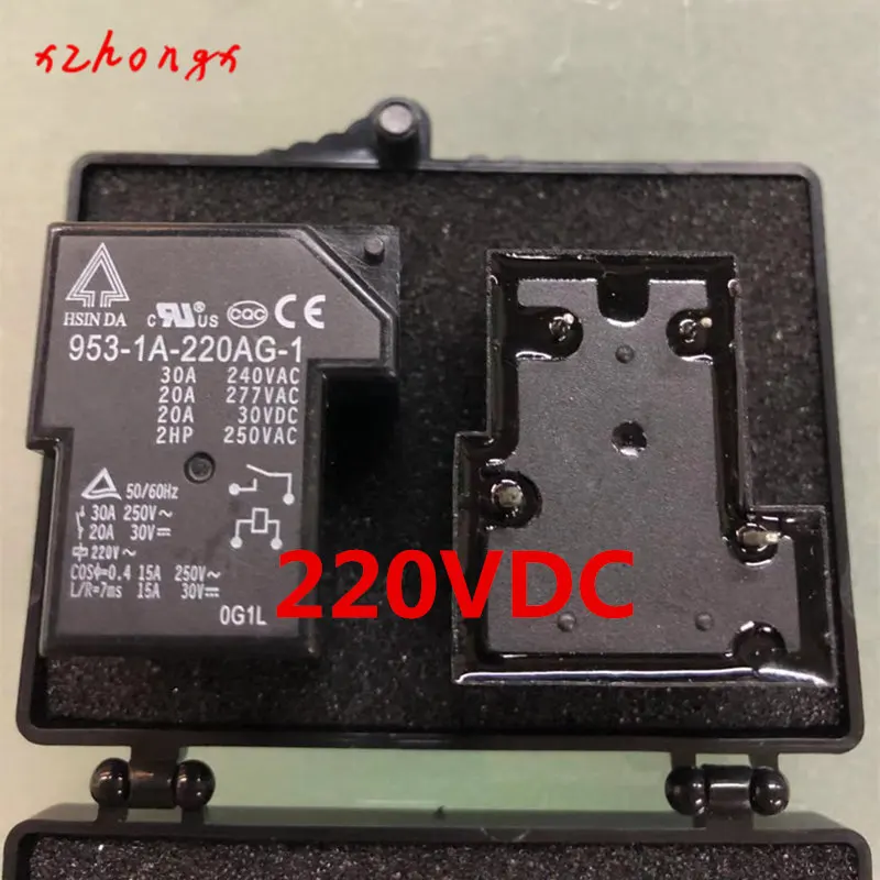 DA 953-1A-12DG-1 12VDC 953-1A-24DG-1 24VDC 953-1A-220AG-1 220VAC 4PINS 30A Power Relay
DA 953-1A-12DG-1 12VDC 953-1A-24DG-1 24VDC 953-1A-220AG-1 220VAC 4PINS 30A Power Relay