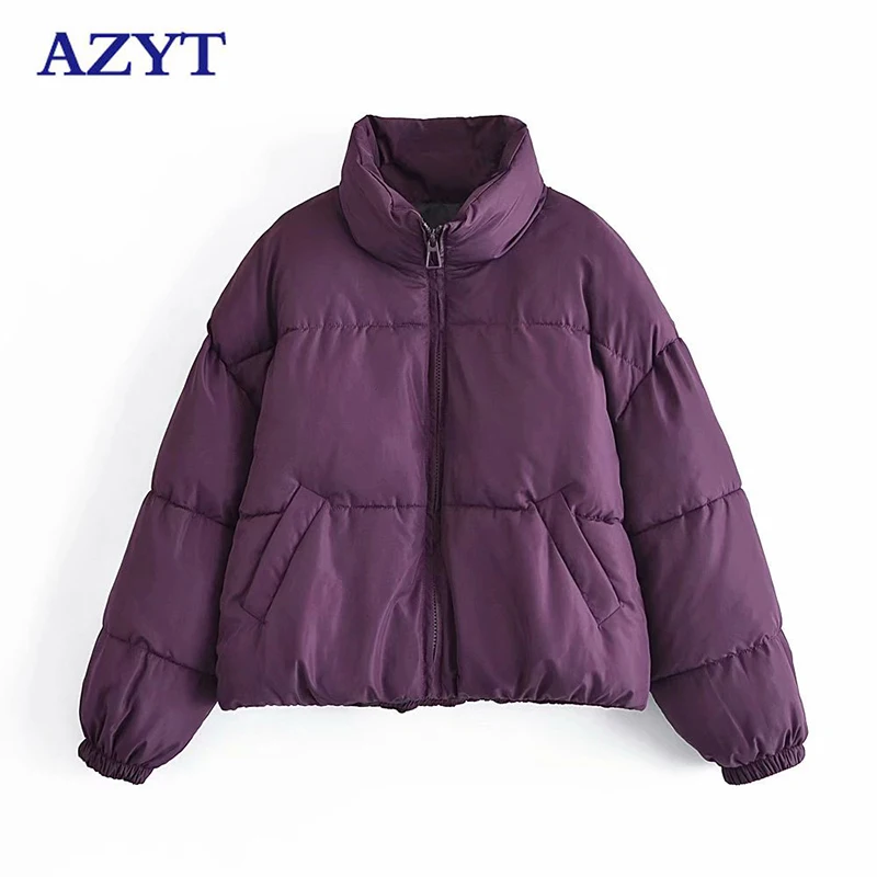 AZYT 2021 Winter Warm Cotton Padded Jacket Female Solid Loose Thicken Parkas Women Cotton Coat Stand Collar Winter Jacket Women
AZYT 2021 Winter Warm Cotton Padded Jacket Female Solid Loose Thicken Parkas Women Cotton Coat Stand Collar Winter Jacket Women
