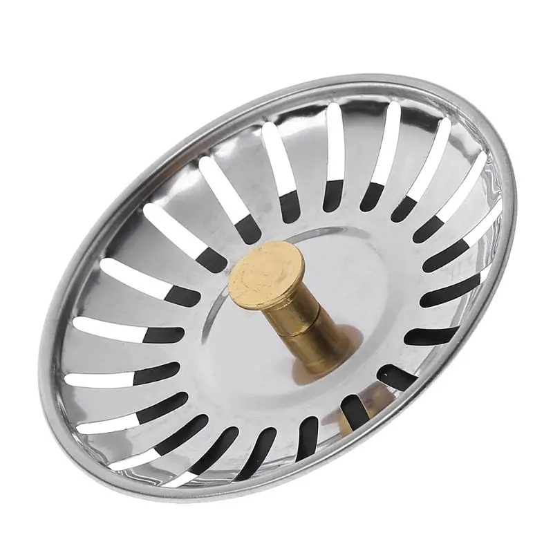 YYSD Kitchen Waste Stainless Steel Sink Strainer Plug Drain Filter Stopper Basket Drainer
YYSD Kitchen Waste Stainless Steel Sink Strainer Plug Drain Filter Stopper Basket Drainer