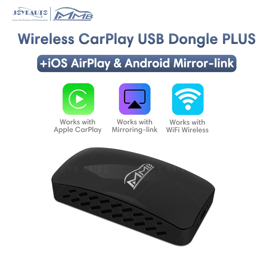 MMB Wireless Carplay Dongle Universal For Car With OEM Apple Carplay IOS Airplay For Mercedes Audi Volkswagen Volvo Kia Hyundai
MMB Wireless Carplay Dongle Universal For Car With OEM Apple Carplay IOS Airplay For Mercedes Audi Volkswagen Volvo Kia Hyundai