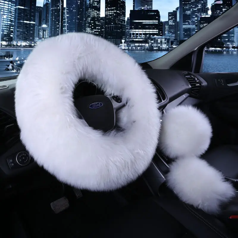 GUTSBOX Cover & Gear Shift Cover Universal 15 inch Winter Warm Faux Wool Plastic Steering Wheel Cover
GUTSBOX Cover & Gear Shift Cover Universal 15 inch Winter Warm Faux Wool Plastic Steering Wheel Cover