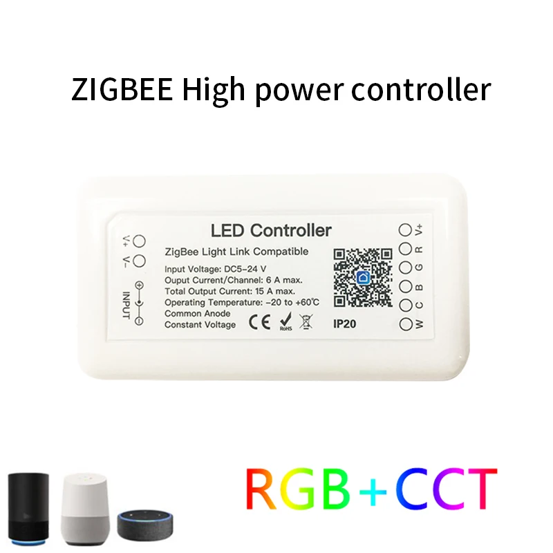 

Wifi смарт-контроллер Alexa Google Home голосовое DC12-24V один цвет CCT светодиодный контроллер RGB/RGBW/RGB CCT Светодиодная лента светильник изменения диммер ...