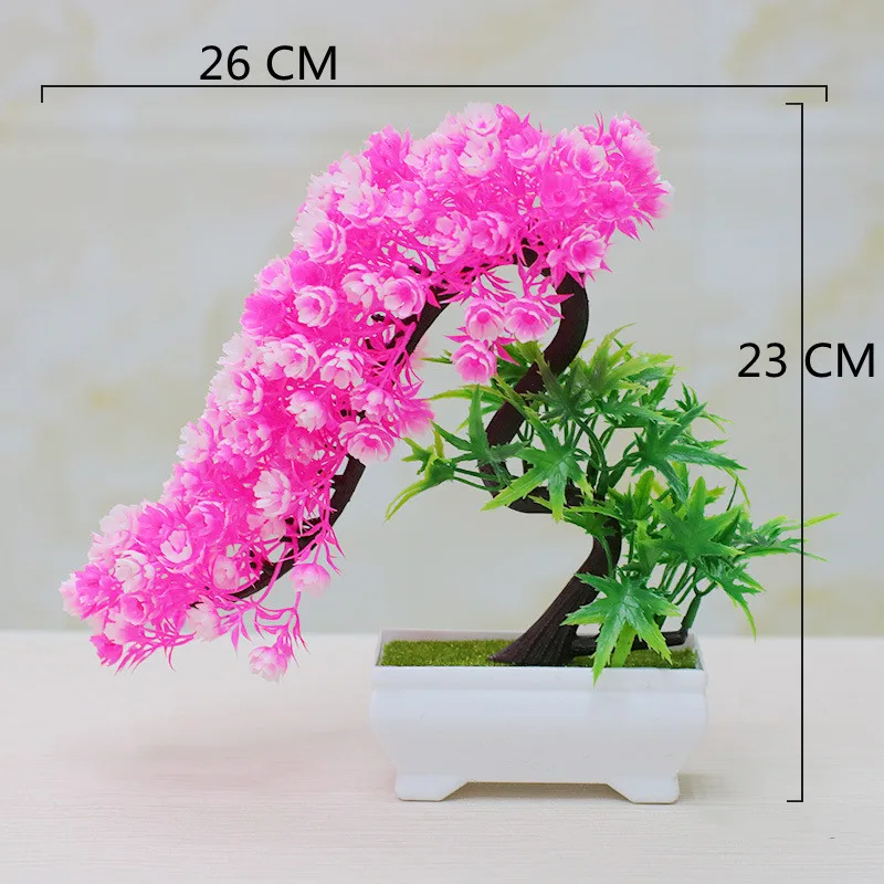 Artificial Plastic Bonsai Fake Plants Flower Wedding Home Decor Garden Hotel Potted Artificial Plastic Bonsai Plant Tree
Artificial Plastic Bonsai Fake Plants Flower Wedding Home Decor Garden Hotel Potted Artificial Plastic Bonsai Plant Tree