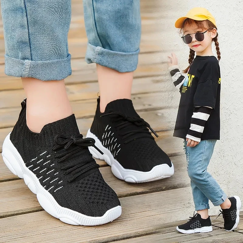 Girls and boys casual sneakers vulcan shoes childrens knitting mesh tenis kids sport shoes baby toddler sneakers 
Girls and boys casual sneakers vulcan shoes childrens knitting mesh tenis kids sport shoes baby toddler sneakers