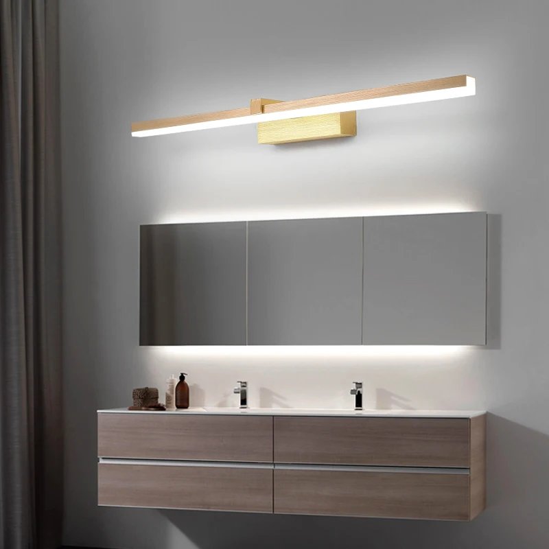 NEO Gleam современный светодиодный светильник для зеркала L400/600/800W AC90-260V настенная зеркальная лампа для ванной комнаты с матовой золотой отделк...
NEO Gleam современный светодиодный светильник для зеркала L400/600/800W AC90-260V настенная зеркальная лампа для ванной комнаты с матовой золотой отделк...