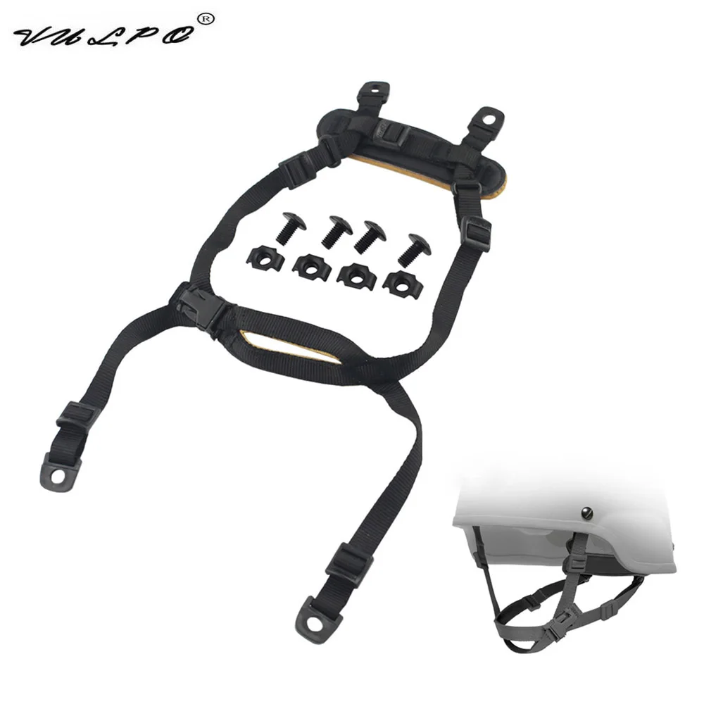 VULPO Tactical MICH Helmet Retention System Suspension H-Nape Strap Helmet Accessory For Hunting Paintball MICH/ACH Helmet
VULPO Tactical MICH Helmet Retention System Suspension H-Nape Strap Helmet Accessory For Hunting Paintball MICH/ACH Helmet