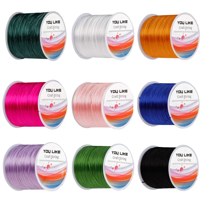 Elastic String strong for bracelet beading ,jewelry thread,crystal thread,one roll, 60mts/100mts different packing
Elastic String strong for bracelet beading ,jewelry thread,crystal thread,one roll, 60mts/100mts different packing