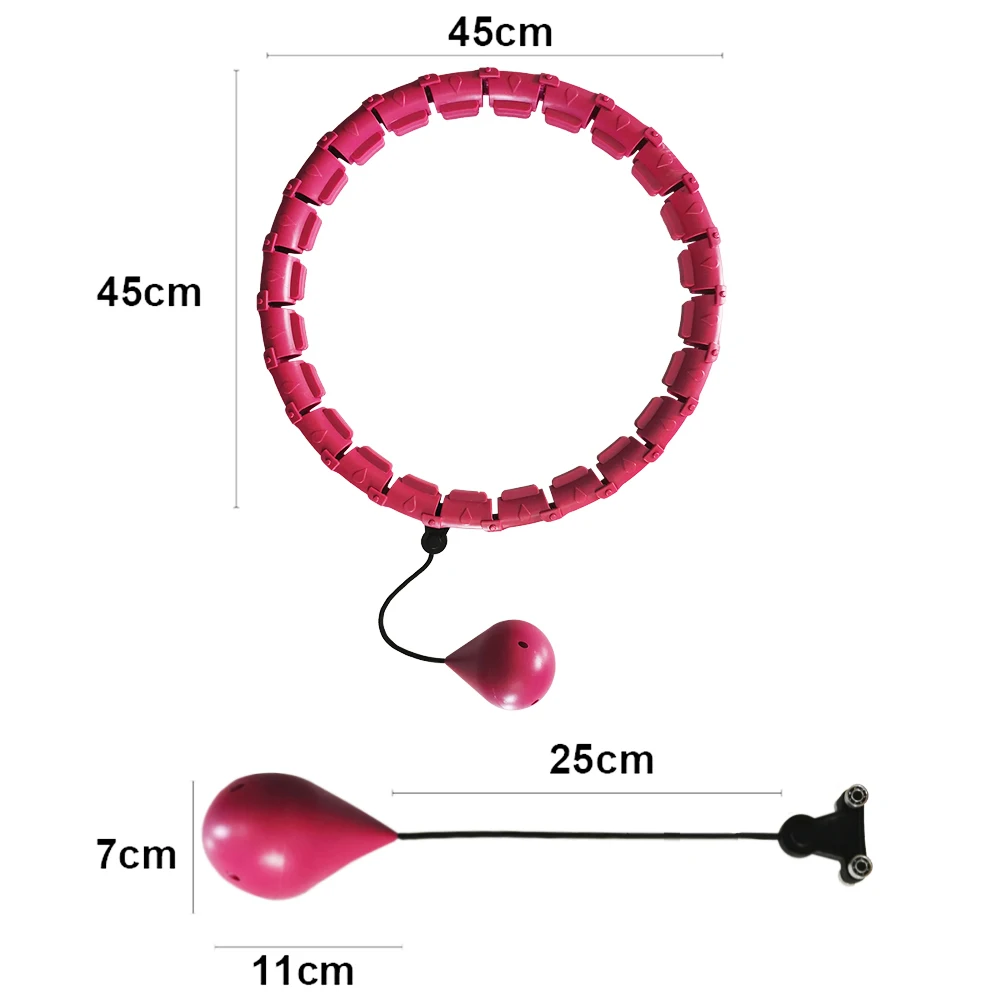 24 Section Adjustable Huula Massage Fitness Hoop Sport Hoops Abdominal Thin Waist Exercise Equipment Training Weight Loss
24 Section Adjustable Huula Massage Fitness Hoop Sport Hoops Abdominal Thin Waist Exercise Equipment Training Weight Loss