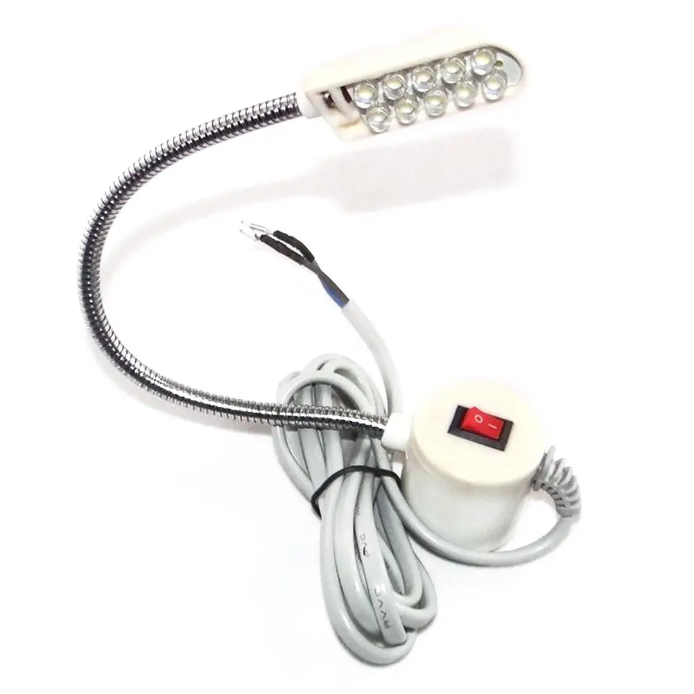 10 LED Beads Sewing Machine Work Light White Light Flexible Gooseneck Lamp Magnetic Mounting
10 LED Beads Sewing Machine Work Light White Light Flexible Gooseneck Lamp Magnetic Mounting