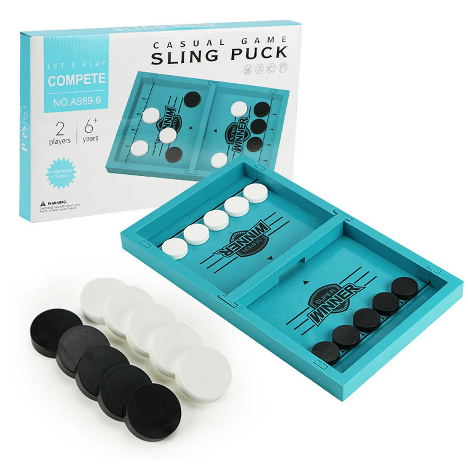 Забавный быстро слинг шайба Slingpuck доска настольная игра родитель-ребенок