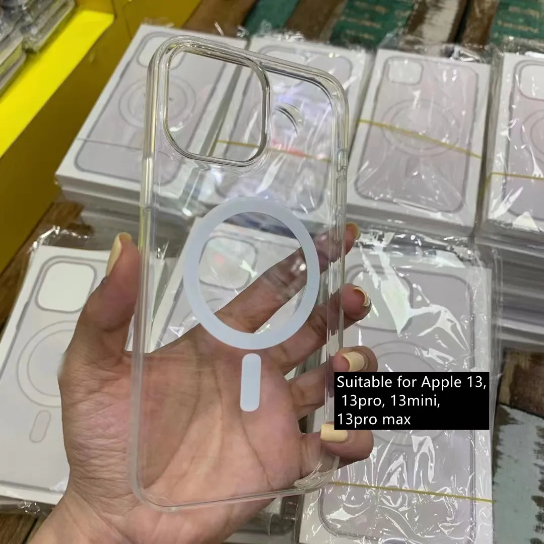 10pcs/Transparent Magnetic Case for iPhone 13 12 Pro Max Support Wireless Charger Magsafing Magnet for iPhone 13 12 Mini Shell
10pcs/Transparent Magnetic Case for iPhone 13 12 Pro Max Support Wireless Charger Magsafing Magnet for iPhone 13 12 Mini Shell