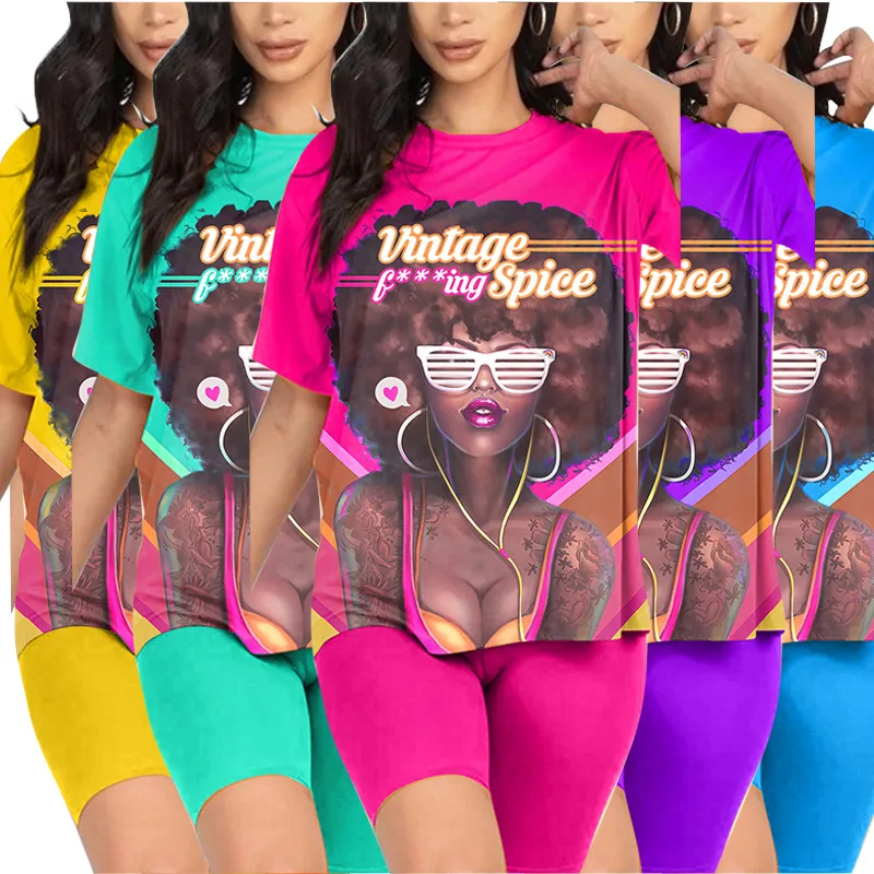 Echoine Summer Letter figure Print lounge wear Two Piece Set Short Sleeve Tshirt Shorts Set Women's suit Tracksuit outfit
Echoine Summer Letter figure Print lounge wear Two Piece Set Short Sleeve Tshirt Shorts Set Women's suit Tracksuit outfit
