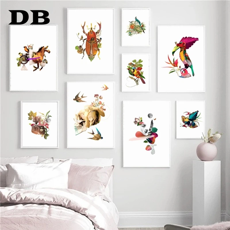 Animal Parrot Bird Plant Leaf Figure Head Nordic Posters And Prints Wall Art Canvas Painting Wall Pictures For Living Room Decor
Animal Parrot Bird Plant Leaf Figure Head Nordic Posters And Prints Wall Art Canvas Painting Wall Pictures For Living Room Decor