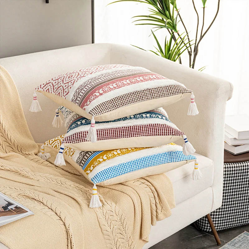 45cmx45cm Home Decoration Pillowcase Tufted Embroidery Cushion Cover Throw Cotton Canvas Modern Simplicity Pillowcover 40712
45cmx45cm Home Decoration Pillowcase Tufted Embroidery Cushion Cover Throw Cotton Canvas Modern Simplicity Pillowcover 40712
