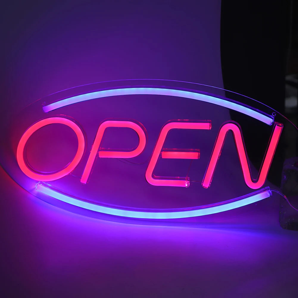 OPEN Letters Shaped Hanging LED Neon Light Shop Signs USB LED Light For Home Store Energy-Saving And Environmental Protection
OPEN Letters Shaped Hanging LED Neon Light Shop Signs USB LED Light For Home Store Energy-Saving And Environmental Protection