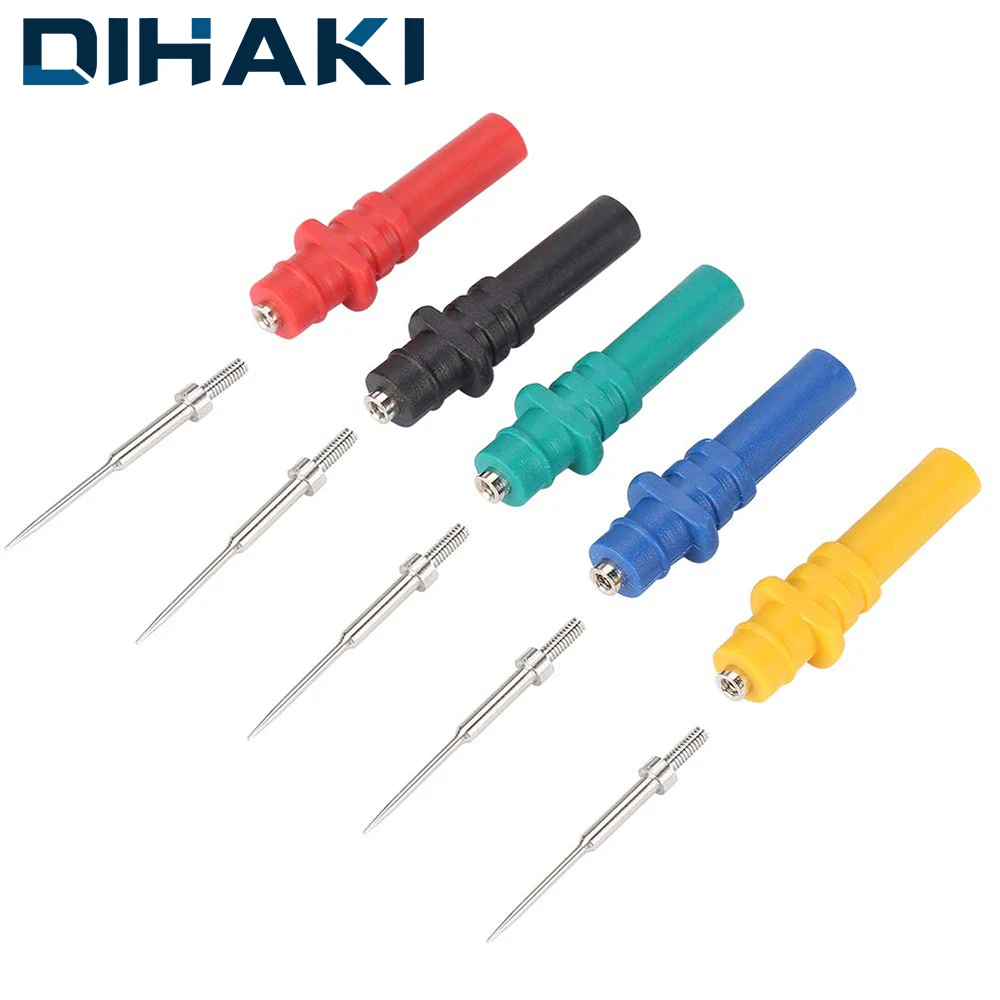 5 Pcs/20 Pcs Multimeter Probes Replaceable Needles Test Leads Kits Probes for Digital Cable Feeler for Multimeter Wire Tips
5 Pcs/20 Pcs Multimeter Probes Replaceable Needles Test Leads Kits Probes for Digital Cable Feeler for Multimeter Wire Tips