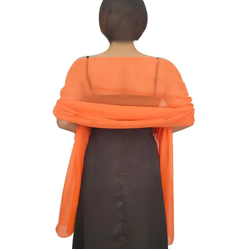 200x70cm Womens Chiffon Sheer Large Scarf Wedding Cape Vintage Solid Color Bridesmaid Evening Gown Sunscreen Long Shawl Wrap
200x70cm Womens Chiffon Sheer Large Scarf Wedding Cape Vintage Solid Color Bridesmaid Evening Gown Sunscreen Long Shawl Wrap