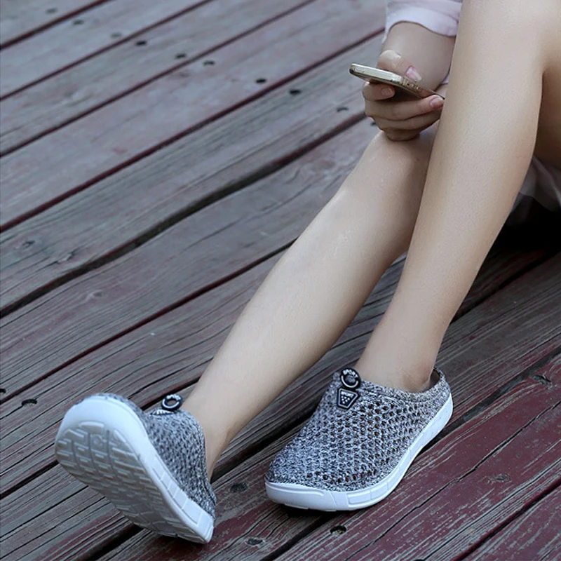 Women Fashion Leisure Fitness Shoes Women Light Breathable Summer Shoes Female Network Sports Toning Shoes Hollow Beach Shoes
Women Fashion Leisure Fitness Shoes Women Light Breathable Summer Shoes Female Network Sports Toning Shoes Hollow Beach Shoes