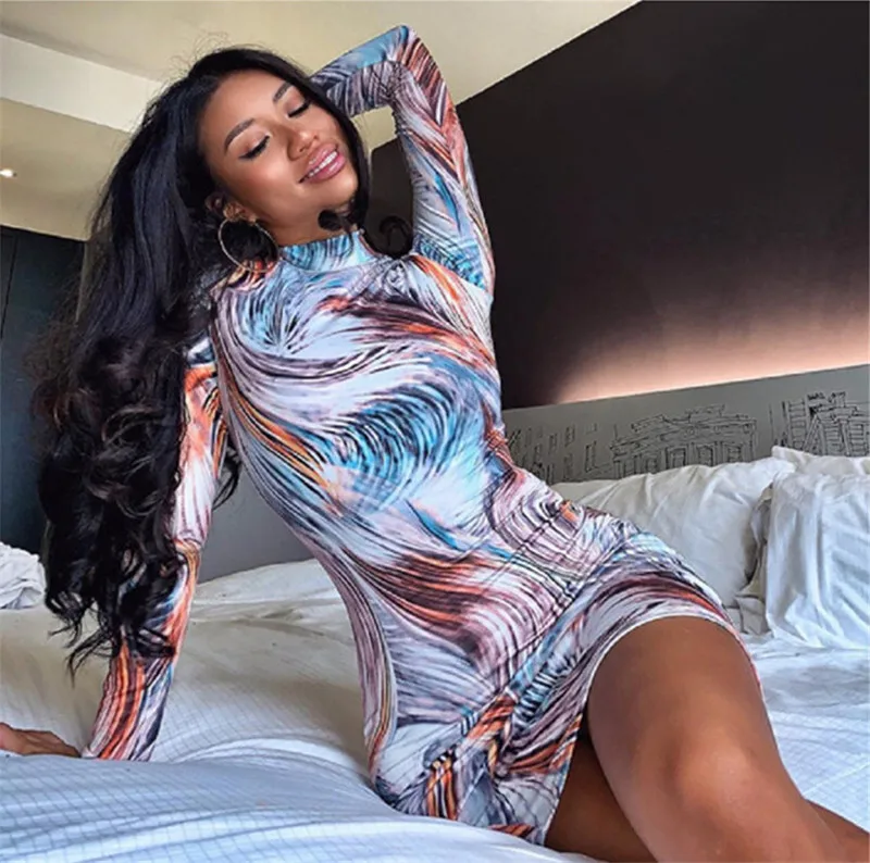 Сексуальное женское платье с крашеным принтом, сексуальное облегающее эластичное короткое платье, женское летнее повседневное пляжное мин...
Сексуальное женское платье с крашеным принтом, сексуальное облегающее эластичное короткое платье, женское летнее повседневное пляжное мин...