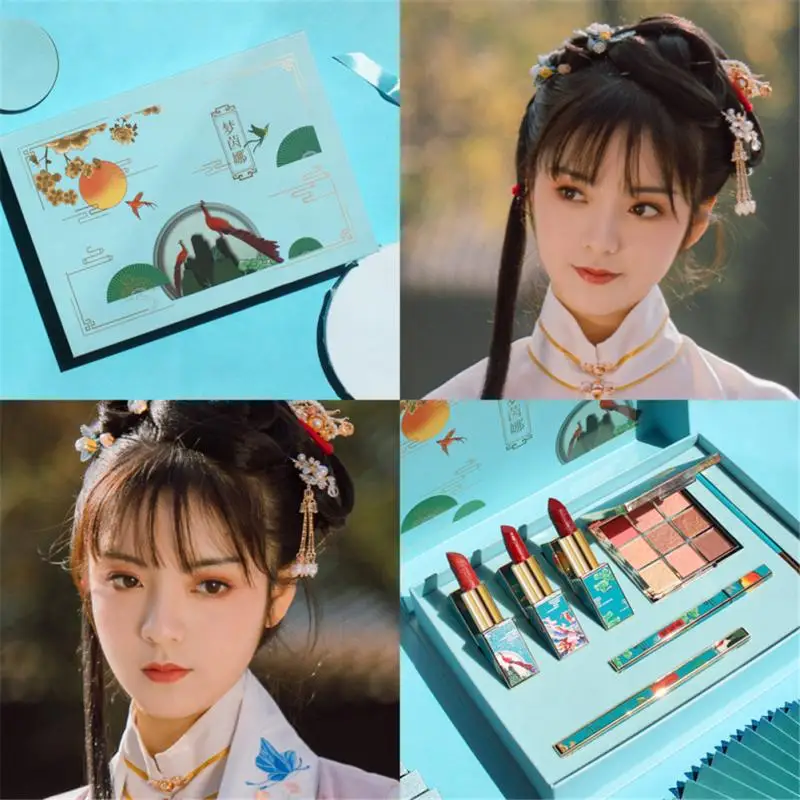 MENGYINNA 7PCS Yanyu Cosmetic Set Makeup Lipstick Eyeshadow Palette Eyeliner Pen Valentines Gift Kit For Women Cosmetic TSLM1
MENGYINNA 7PCS Yanyu Cosmetic Set Makeup Lipstick Eyeshadow Palette Eyeliner Pen Valentines Gift Kit For Women Cosmetic TSLM1