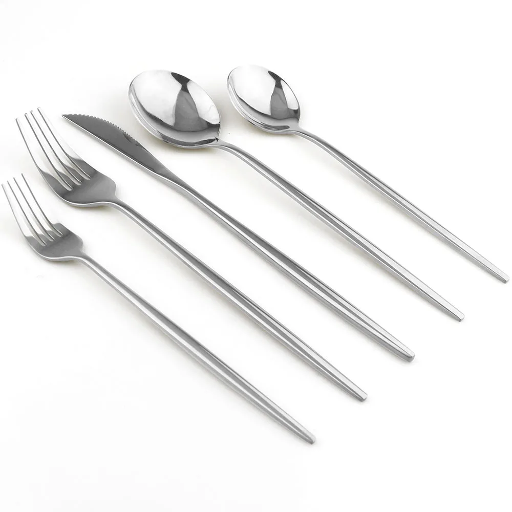 5pc/20pcDinnerware Set Shiny Champagne Gold Stainless Steel Cutlery Set Knife Fork Spoon Dessert Fork Dessert Spoon Flatware Set
5pc/20pcDinnerware Set Shiny Champagne Gold Stainless Steel Cutlery Set Knife Fork Spoon Dessert Fork Dessert Spoon Flatware Set