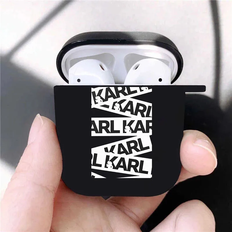 Soft Silicone Case For Apple Airpods 1/2 Cases Fashion Brand designer KARLs Wireless Earphone Cover For AirPods Pro 3 Shell Bags 
Soft Silicone Case For Apple Airpods 1/2 Cases Fashion Brand designer KARLs Wireless Earphone Cover For AirPods Pro 3 Shell Bags
