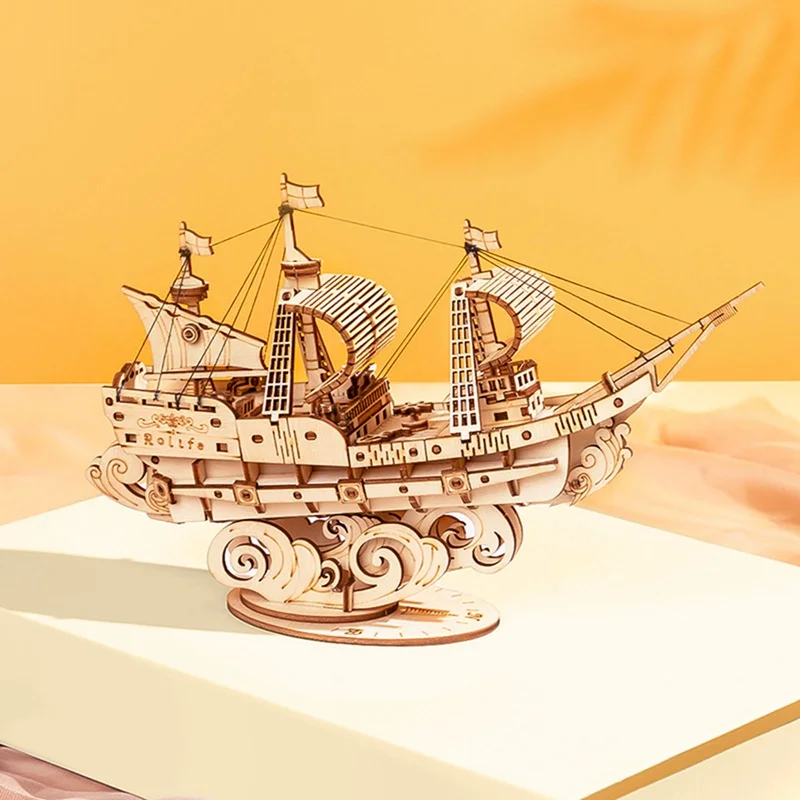 4 Styles Vintage Sailing Cruise Ship Fishing Boat Model 3D Wooden Puzzle Hand-assembled Birthday Gift Creative Toy
4 Styles Vintage Sailing Cruise Ship Fishing Boat Model 3D Wooden Puzzle Hand-assembled Birthday Gift Creative Toy
