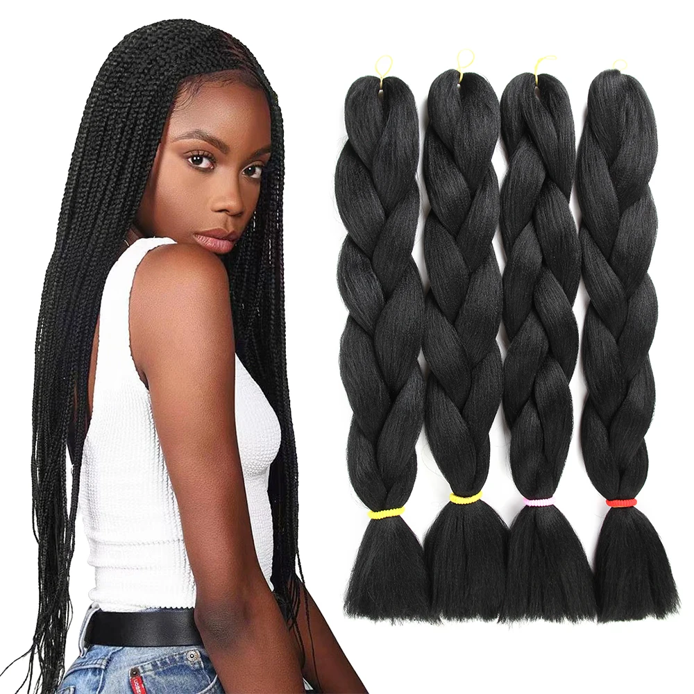 Natifah 100g 24 Inch Jumbo Braid Wholesale Ombre Synthetic Hair Braid Extension Braiding Hair Pre Stretched Pink Color
Natifah 100g 24 Inch Jumbo Braid Wholesale Ombre Synthetic Hair Braid Extension Braiding Hair Pre Stretched Pink Color