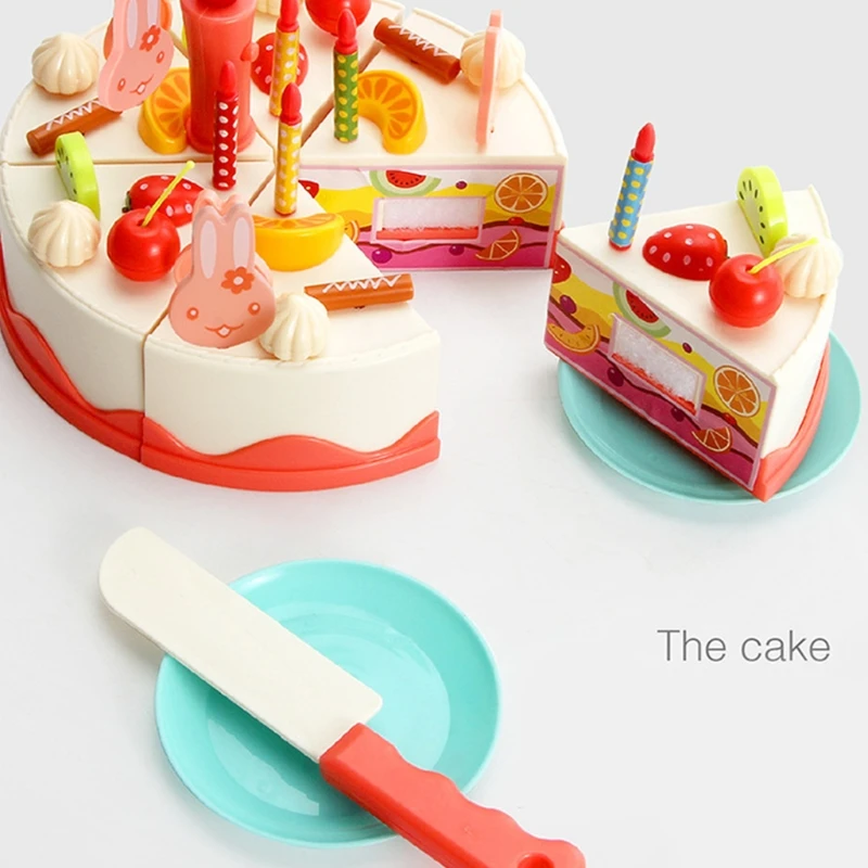 61Pieces Kitchen Food Toy Set Cooking Kids Cake Toy Fun Role Play Pretend Toys with Music Glowing Candle Adhesive Piece 
61Pieces Kitchen Food Toy Set Cooking Kids Cake Toy Fun Role Play Pretend Toys with Music Glowing Candle Adhesive Piece