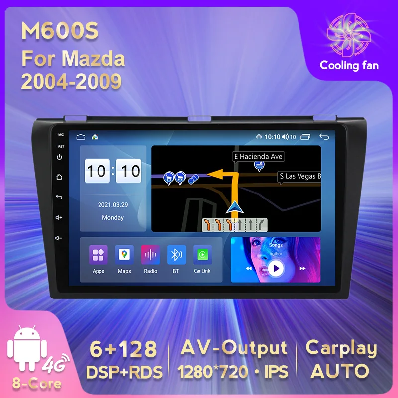 Автомобильный радиоприемник на Android 11 6 + 128G 8 ядер для Mazda 3 2004-2009 стерео видеоплеер GPS навигация с Carplay + Авто WiFi 4G LTE BT
Автомобильный радиоприемник на Android 11 6 + 128G 8 ядер для Mazda 3 2004-2009 стерео видеоплеер GPS навигация с Carplay + Авто WiFi 4G LTE BT