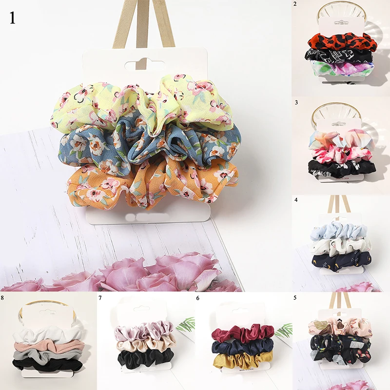 1Set Chiffon Floral Print Hair Ties For Girls Multicolor Ponytail Silky Satin Scrunchies Elastic Hair Bands Hair Accessories 
1Set Chiffon Floral Print Hair Ties For Girls Multicolor Ponytail Silky Satin Scrunchies Elastic Hair Bands Hair Accessories