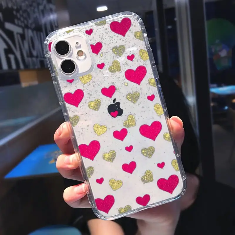 Love Heart Phone Cases Transparent for Clear iPhone 11 12 mini pro 8 7 6 6S XS MAX Plus X 5S SE 2020 XR
Love Heart Phone Cases Transparent for Clear iPhone 11 12 mini pro 8 7 6 6S XS MAX Plus X 5S SE 2020 XR