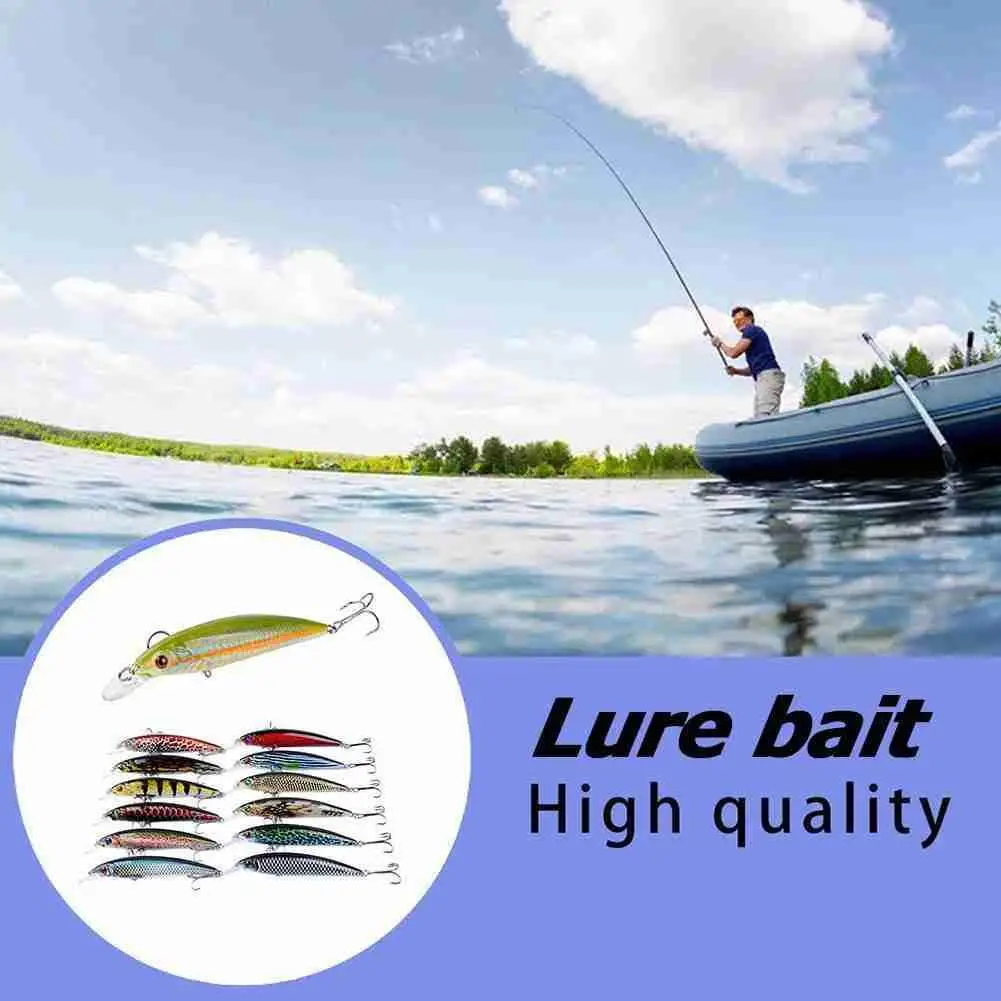 11cm Lure Painted Bait High-quality Underwater Swinging Bionic Hard Bait For Fishing Artificial Fake Bait
11cm Lure Painted Bait High-quality Underwater Swinging Bionic Hard Bait For Fishing Artificial Fake Bait